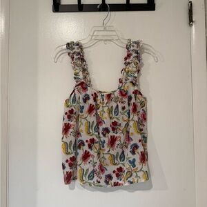 Xírena Rue Floral Cotton Tank Top